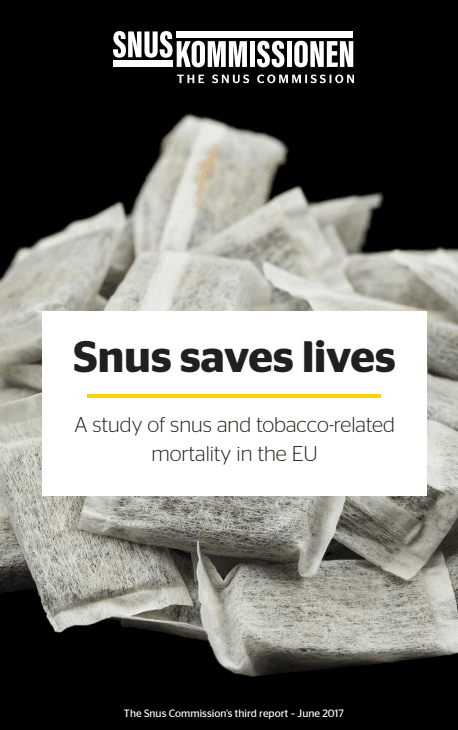 This report provides an answer to an important question: How many lives would have been saved if the consumption of both snus and cigarettes had been the same in the rest of the EU as in Sweden?